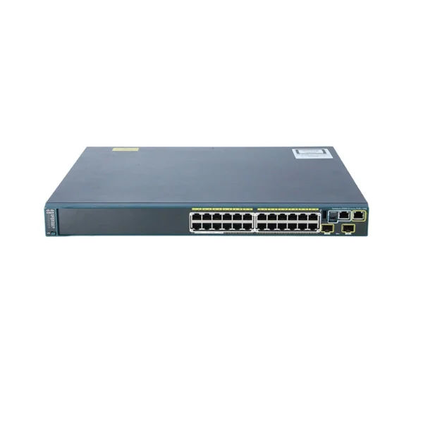 سوئیچ شبکه 24 پورت PoE سیسکو WS-C2960S-24PD-L